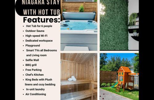 Chippawa House | Sleep 8 Hot Tub Backyard Retreat 5 Min To Falls