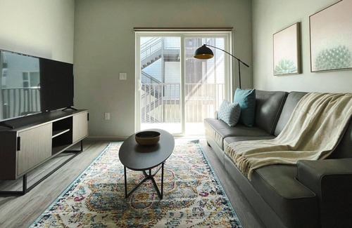 Downtown Omaha Apartment | Sleepover: Convenient 1BD/1BA + Balcony - Downtown Omaha