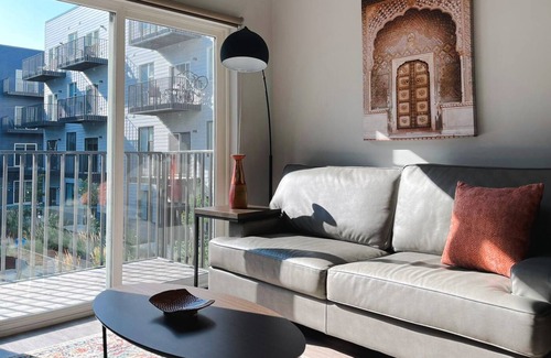 Downtown Omaha Apartment | Sleepover: Exemplary 1BD/1BA + Balcony- Downtown Omaha