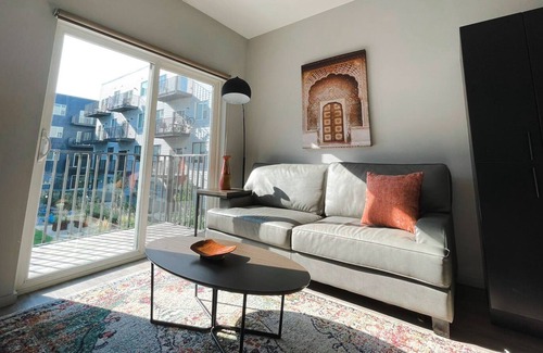 Downtown Omaha Apartment | Sleepover: Exemplary 1BD/1BA + Balcony- Downtown Omaha