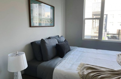 Downtown Omaha Apartment | Sleepover: Peaceful 1BD/1BA + Balcony- Downtown Omaha