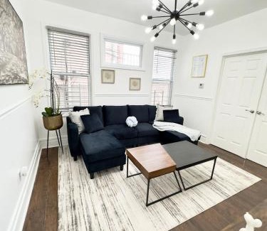 Newark Apartment | Sleeps 8, Stylish Home, Great Access NYC & EWR