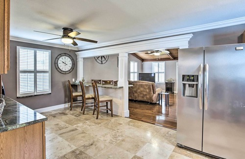 Slidell House | Slidell Getaway w/ Boat Slip - Walk to Beach!
