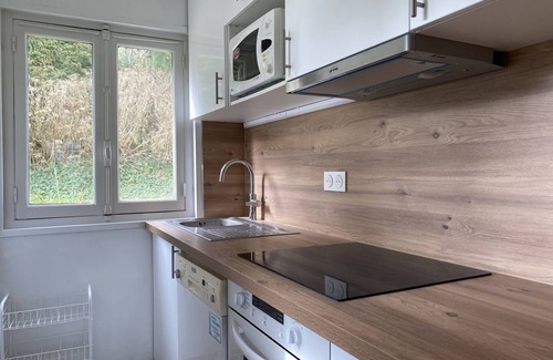 Perros-Guirec House | Small house SEA VIEW facing the beach Trestraou PERROS-GUIREC