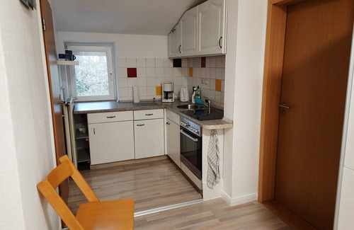 Wankendorf Apartment | Small vacation apartment with balcony In the attic of a former farmhouse.