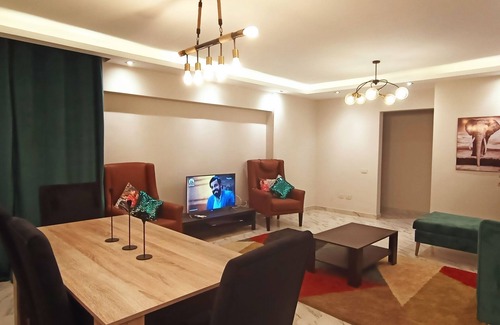 Nasr City Apartment | Smart Luxury apartment in new building of compound