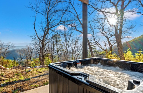 Sevierville Cabin | SMHideaway: Mtn Views, Indoor Pool, Theater, Games, Hot Tub, Wifi