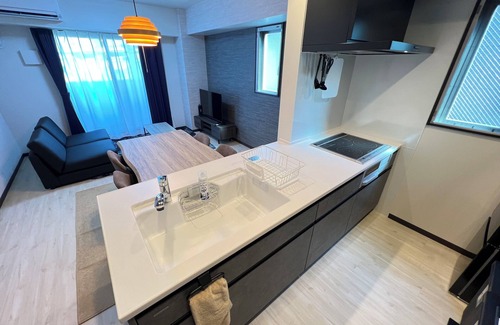 Joto Apartment | sn202/2 beds/1 sofa bed/7 min walk from station!