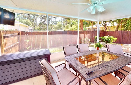 Florida Ridge House | Snowbird-friendly home with private pool, central AC, and WiFi - dogs welcome