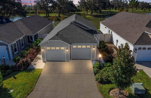 Leesburg Villa | SNOWBIRDS NEST IN THE VILLAGES! 3 BR 2 BA WATERVIEW, CLOSE TO SAWGRASS & GOLF!