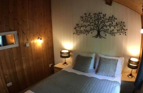 Llanybri House | Snowdrop 14 Hot tub-Woodlandlodges-Tenby-Pendine