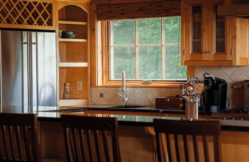 Meadows Of Dan Cabin | Soak in the hot tub @ Stonewood Manor - Where Luxury and Cozy Meet.