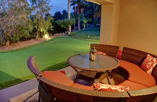 Lomas Santa Fe Country Club Villas House | Solana Beach Tuscan Villa on golf course