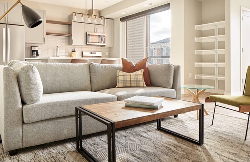 Mill District Apartment | Sonder at Vicinity | Extended Stay 2BR Apartment w/ Balcony & Parking