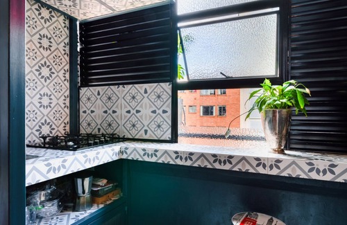 Financial District Apartment | Sophisticated Apt at famous fashion designer home with balcony