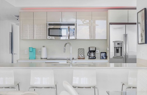 Hallandale Beach Apartment | ★ Sophisticated Miami Retreat at Beachwalk with Expansive Balcony Views