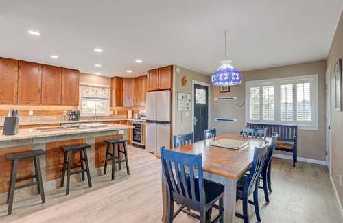 Frisco House | Sound-front house with private washer/dryer, central AC, and private hot tub