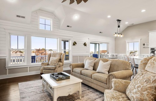 Nags Head House | Sound Living: Exquisite Canal-front home, Infinity Pool, Hot Tub, Elevator