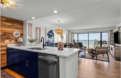 Emerald Isle Condo | Sound of the Sea 303W - 1BR Ocean Front - Just Renovated!