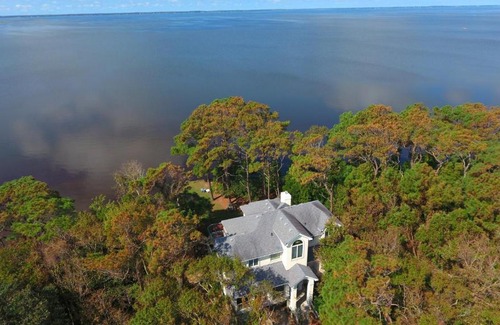 Monteray Shores House | Soundfront, Amazing Sound Views! Sunsets, Yard, Hot Tub, MS100, Timberly II