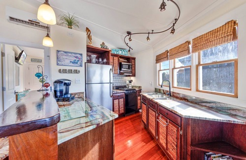 Brigands' Bay House | Soundfront Dog Friendly Tiki Hut w/Hot Tub, Smart TVs, and Private Sound Access