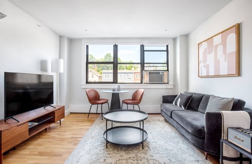 Telegraph Hill Apartment | South Boston 1BR w/W/D, steps from Carson & M St. Beach by Blueground
