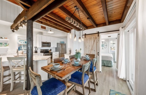 St. George Island House | South Wind: Gorgeous Beachfront Home, Private Pool, Hot Tub, Fire Pit