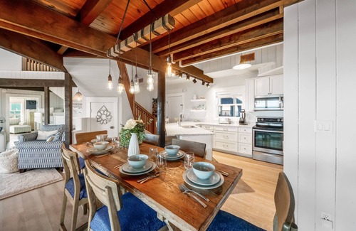 St. George Island House | South Wind: Gorgeous Beachfront Home, Private Pool, Hot Tub, Fire Pit