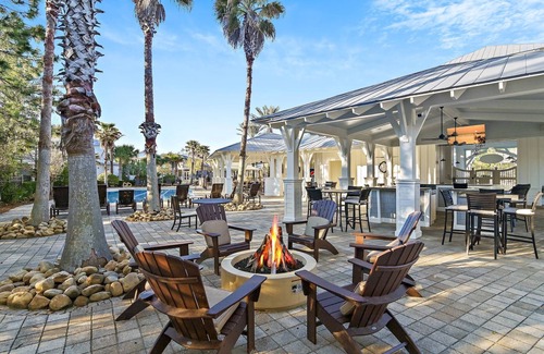 Santa Rosa Beach House | Southern Bliss: Family Retreat with Pond and Nature Views, Free 6 Bikes, New 6-Seater Golf Cart, Heated Pools