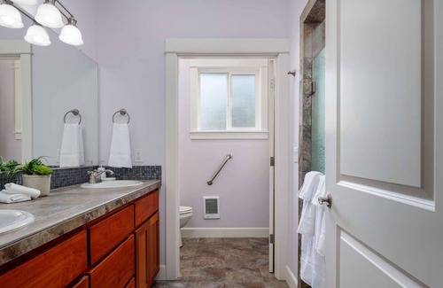 Greenburg House | Southwest Portland Single Level Wheelchair Accessible Home With Open Floor Plan With Ping Pong Table