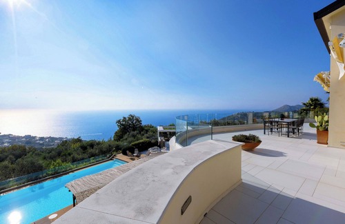 Massa Lubrense Villa | Spacious luxury 8-bedroom villa in amazing Sant'Agata sui Due Golfi with AC,WiFi