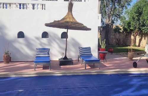 Essaouira Villa | Spacious, elegant and comfortable villa for 8 people with swimming pool air-conditioned rooms