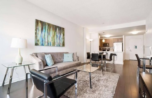 Hudson Exchange Apartment | Spacious 1BR | Full Kitchen | Jersey City by GLS