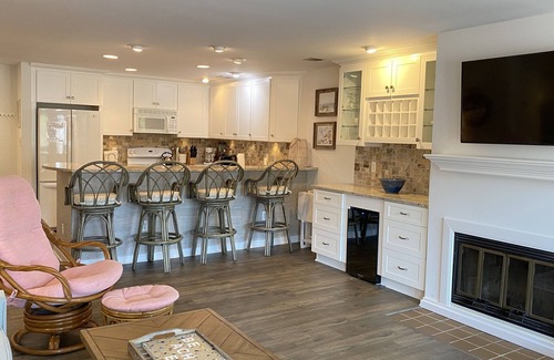 Cape May Condo | Spacious 2 Bedroom, 1 Bath condo with a large living room and a nicely renovated kitchen