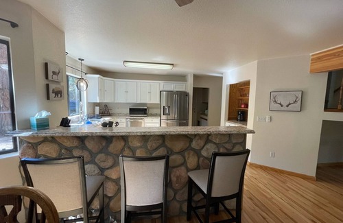 Pine Cabin | Spacious 2-Bedroom Cabin with Patio & NFL Sunday Ticket