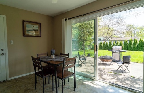 Wasco House | "Spacious 2BR Retreat with Office, Stunning Backyard & Grill in Hanover Park"