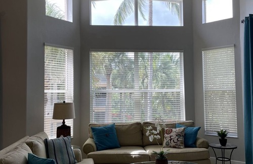 Tropical Cove Condo | Spacious 3 BR, 2 bath condo in Gated Golf Community, private pool, near beaches.