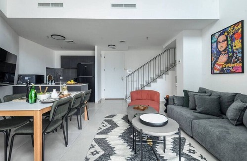 Kfar Sava Apartment | Spacious 3BR Duplex w Balcony by Sea N' Rent