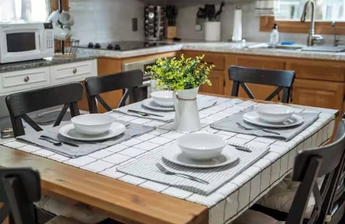 Shelbyville House | Spacious 4-bedroom house on Gun Lake with private hot tub.