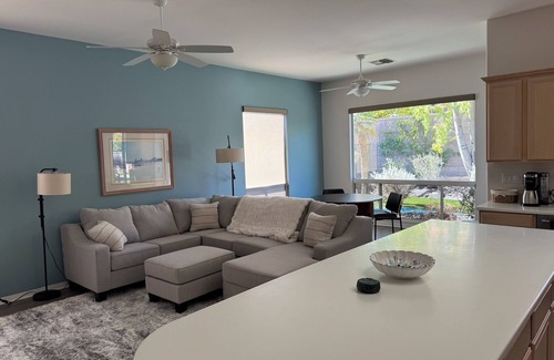 Desert Palms House | Spacious 4-bedroom house with AC, country club amenities, quiet, gated community