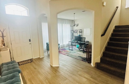 DeSoto House | Spacious 4BR Home - 2 Living Rooms, Study, Firepit, Pet-Friendly!