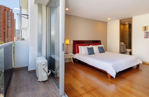 El Castillo Apartment | Spacious and Airy 1BR unit next to Golden Mile with A/C and gym