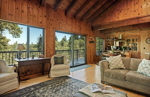 Green Valley Lake Cabin | Spacious and cozy 3 bedroom 2 bath cabin in the tree line of Green Valley Lake