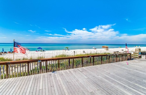 Biltmore Beach Condo | Spacious beachview condo, full kitchen, shared pool & beach access
