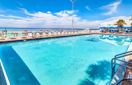 Biltmore Beach Condo | Spacious beachview condo, full kitchen, shared pool & beach access
