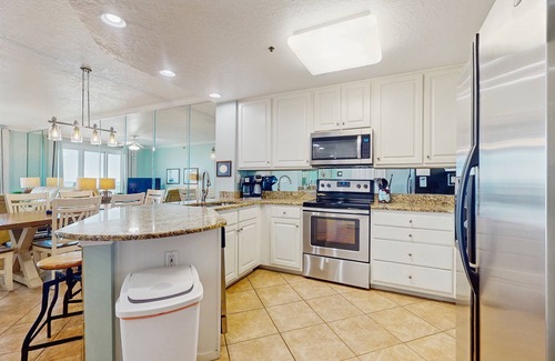 Orange Beach Condo | Spacious beachfront condo with gulf views, pools, and walkable dining