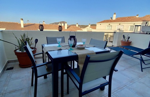 Diputacion de Rincon de San Gines Apartment | Spacious Bellaluz 1-bed apartment with 2 sun terraces - 1 min walk to pool!