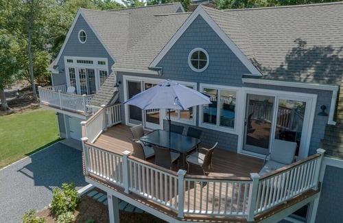 Mashpee House | Spacious Coastal New Seabury Home - Kayak Launch Across Street! Walk to Beach