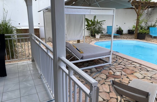 Sainte-Anne Villa | Spacious, comfortable villa with pool, spa and water tank.