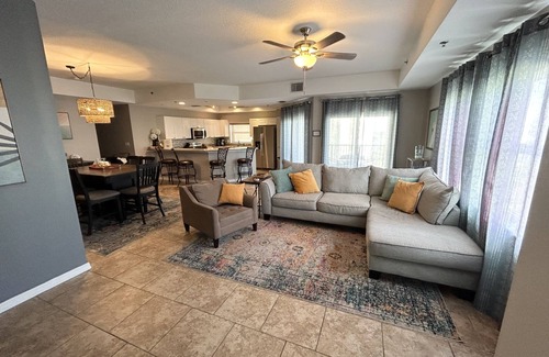 New Smyrna Beach Condo | Spacious Corner Unit Beach Condo with Nightly Sunsets Over the Nature Preserve
